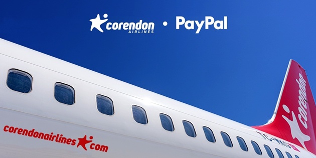 Corendon Airlines, PayPal’ı Ödeme Seçeneklerine Ekledi